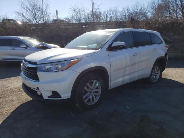 TOYOTA HIGHLANDER 2016 with VIN 5TDBKRFH2GS330878 - Photo from auction