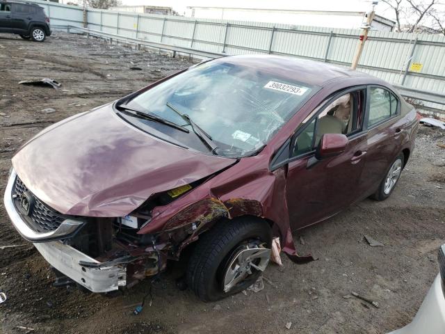 HONDA CIVIC LX 2015 with VIN 19XFB2F55FE212525 - Photo from auction