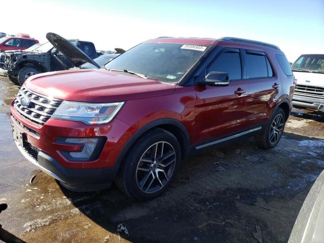 FORD EXPLORER X 2017 with VIN 1FM5K8D80HGD57353 - Photo from auction