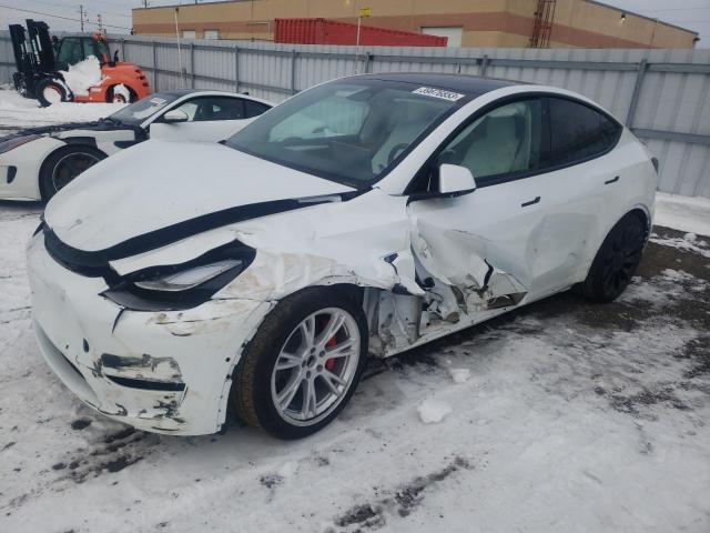 Zdjęcie 1 z aukcji – 2022 TESLA MODEL Y z VIN 7SAYGDEF9NF572523