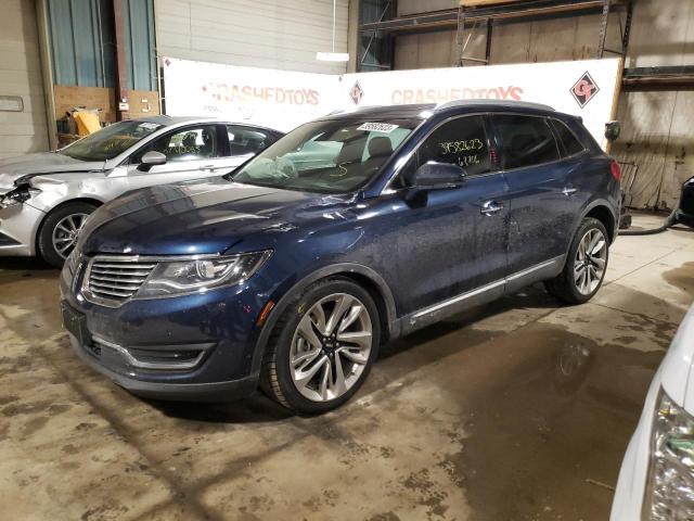 LINCOLN MKX RESERV 2017 with VIN 2LMPJ8LP9HBL48490 - Photo from auction