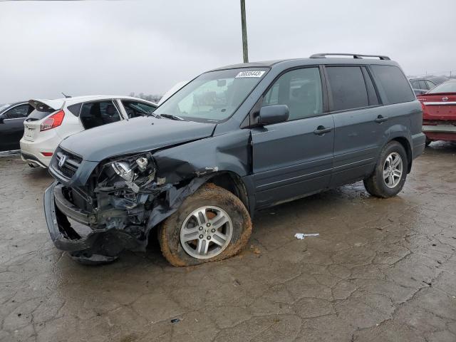 HONDA PILOT EXL 2005 with VIN 5FNYF18595B036544 - Photo from auction
