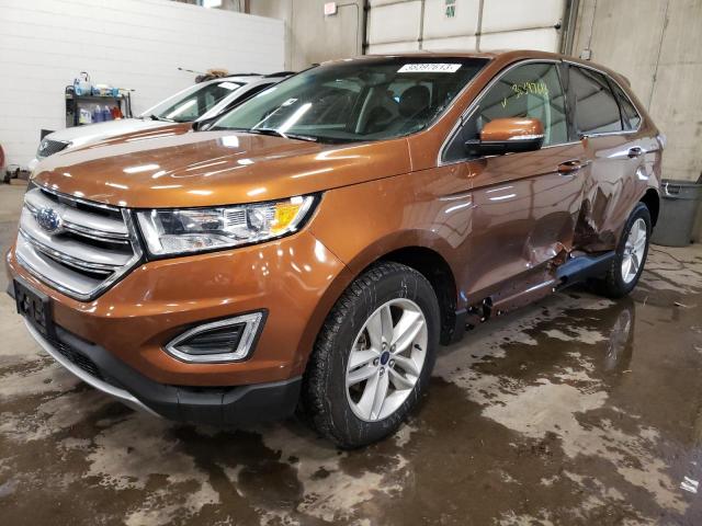 FORD EDGE SEL 2017 with VIN 2FMPK3J91HBC55298 - Photo from auction