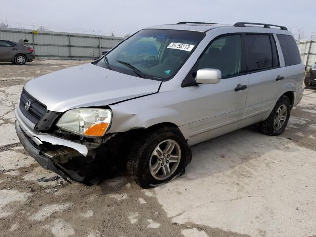 HONDA PILOT EXL 2005 with VIN 2HKYF18675H537751 - Photo from auction