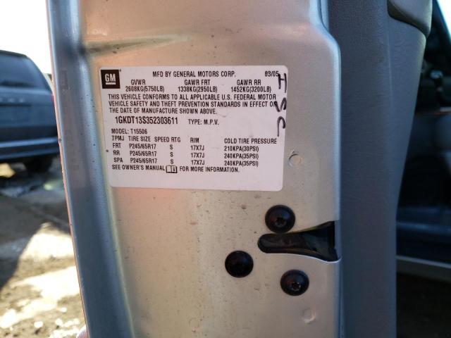 Photo 14 from auction – 2005 GMC ENVOY with VIN 1GKDT13S352303611