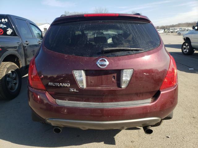 Photo 6 from auction – 2005 NISSAN MURANO SL with VIN JN8AZ08W15W429952