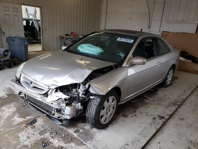 HONDA CIVIC EX 2002 with VIN 1HGEM22052L015017 - Photo from auction