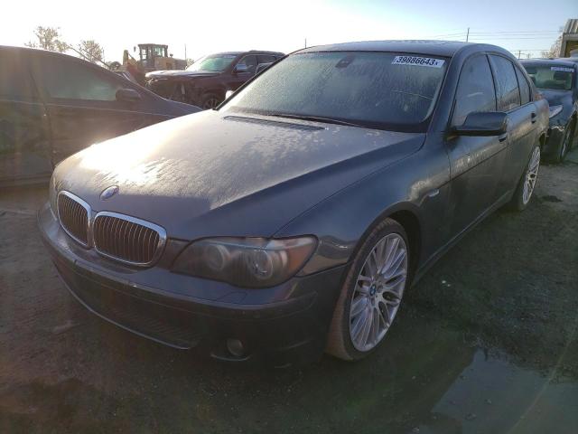 BMW 750 I 2007 with VIN WBAHL83517DT09198 - Photo from auction