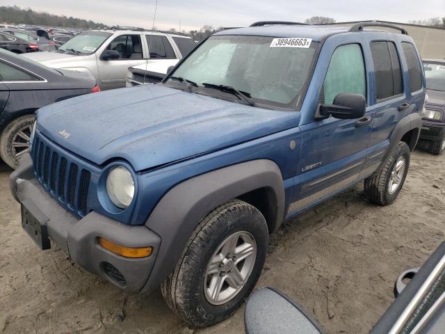 Photo 1 from auction – 2004 JEEP LIBERTY SP with VIN 1J4GL48K14W296470
