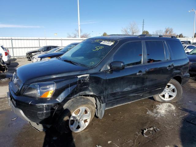 HONDA PILOT EXL 2003 with VIN 2HKYF18723H568721 - Photo from auction