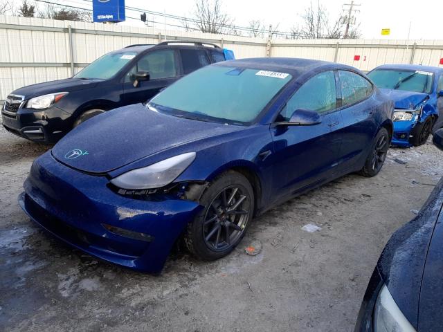 TESLA MODEL 3 2022 with VIN 5YJ3E1EA5NF368608 - Photo from auction