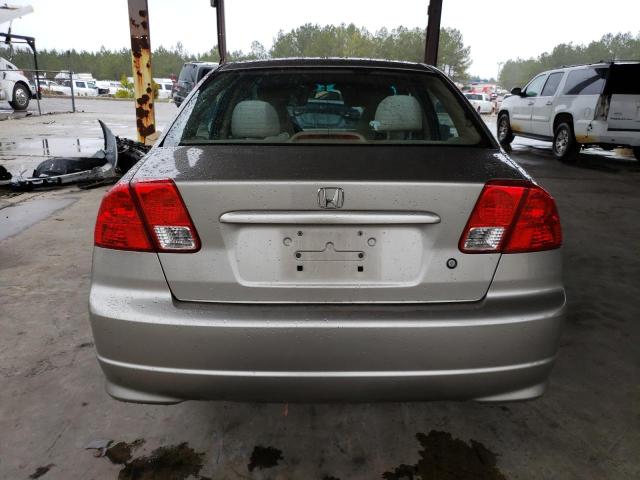 Photo 6 from auction – 2005 HONDA CIVIC LX with VIN 2HGES166X5H524312