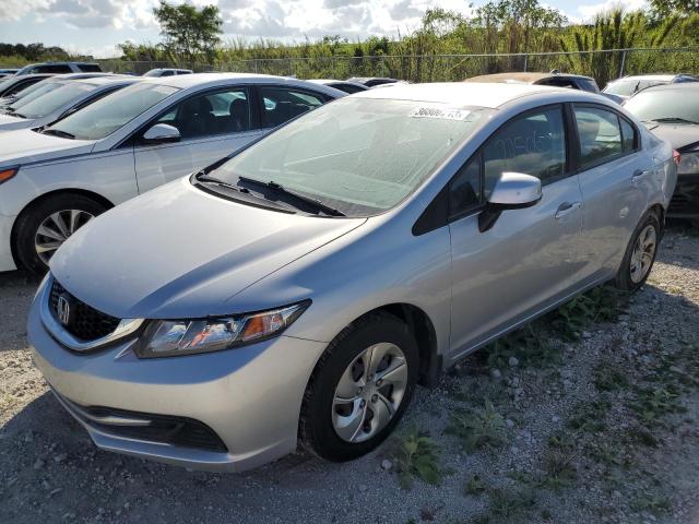 HONDA CIVIC LX 2013 with VIN 19XFB2F52DE021335 - Photo from auction