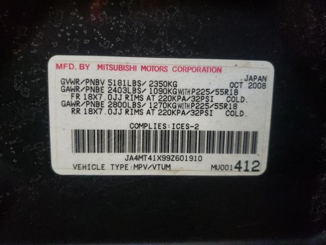 Photo 14 from auction – 2009 MITSUBISHI OUTLANDER with VIN JA4MT41X99Z601910