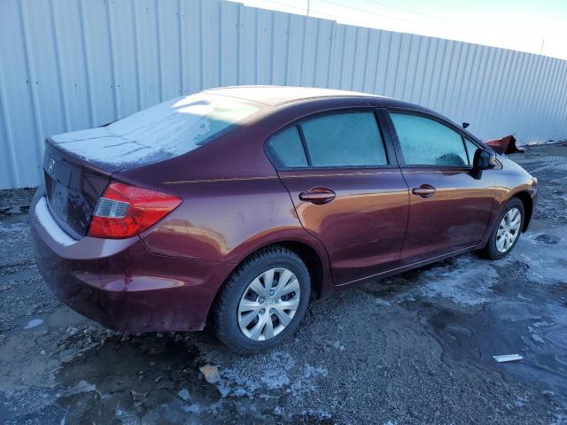 Photo 3 from auction – 2012 HONDA CIVIC LX with VIN 19XFB2F59CE376291