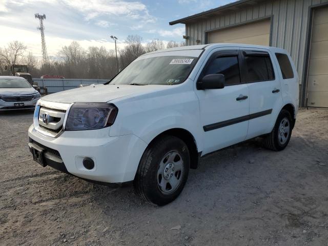 HONDA PILOT LX 2011 with VIN 5FNYF4H27BB014495 - Photo from auction