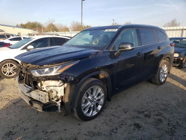 TOYOTA HIGHLANDER 2022 with VIN 5TDXBRCH7NS545518 - Photo from auction