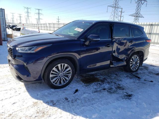 TOYOTA HIGHLANDER 2021 مع رقم تعريف المركبة 5TDFZRBH0MS085237 - صورة من المزاد