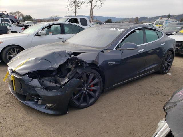 TESLA MODEL S 2016 with VIN 5YJSA1E47GF150867 - Photo from auction