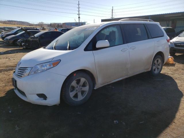 TOYOTA SIENNA LE 2017 with VIN 5TDKZ3DC2HS845445 - Photo from auction