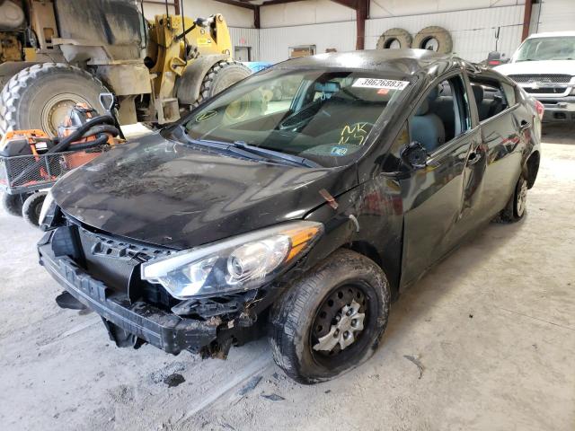 KIA FORTE LX 2014 with VIN KNAFK4A66E5093712 - Photo from auction