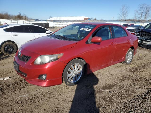 TOYOTA COROLLA BA 2010 with VIN 2T1BU4EE0AC272306 - Photo from auction