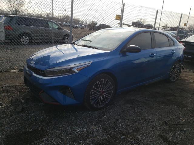 KIA FORTE GT 2022 with VIN 3KPF44AC5NE449140 - Photo from auction