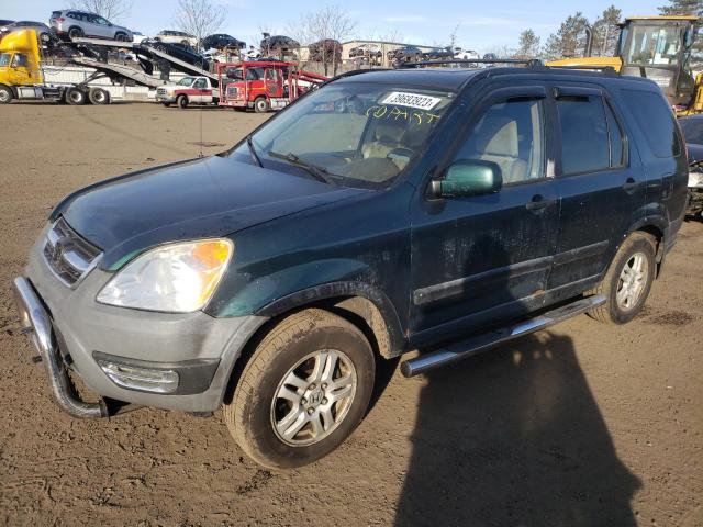 HONDA CR-V EX 2002 with VIN JHLRD78882C005160 - Photo from auction