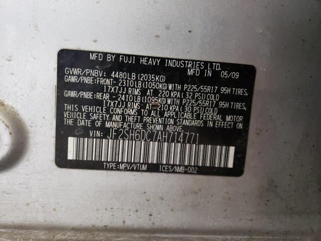 Photo 14 from auction – 2010 SUBARU FORESTER 2 with VIN JF2SH6DC7AH714771