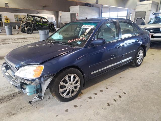 HONDA CIVIC EX 2001 with VIN 1HGES26761L052279 - Photo from auction