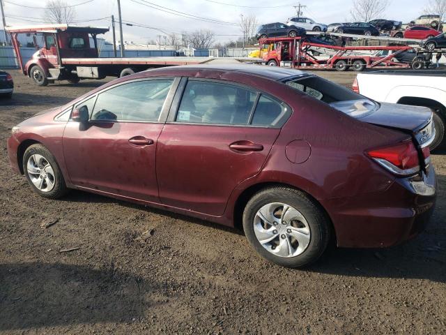 Photo 2 from auction – 2013 HONDA CIVIC LX with VIN 19XFB2F5XDE210234