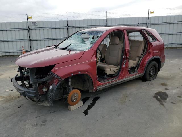 KIA SORENTO LX 2014 with VIN 5XYKTCA69EG463356 - Photo from auction