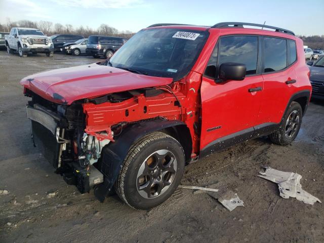 JEEP RENEGADE S 2017 with VIN ZACCJAAB5HPE56422 - Photo from auction