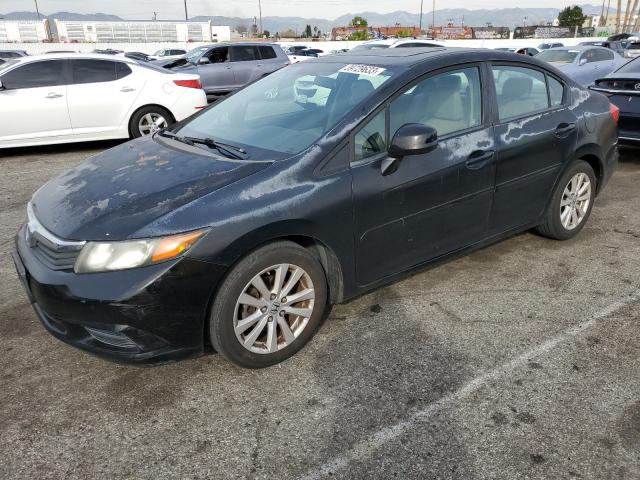 HONDA CIVIC EXL 2012 with VIN 2HGFB2F91CH541095 - Photo from auction