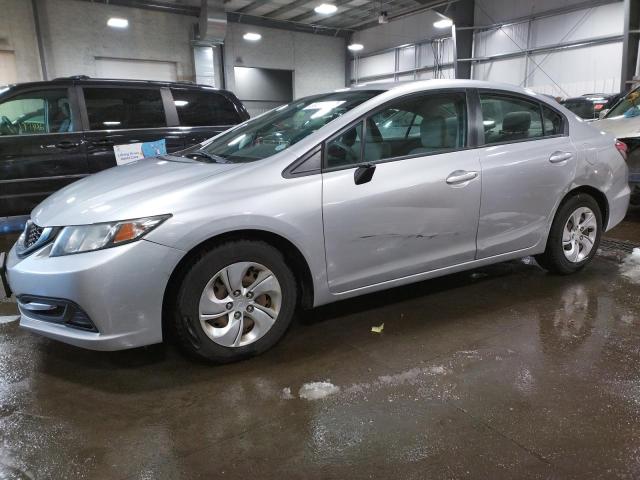 HONDA CIVIC LX 2013 with VIN 19XFB2F58DE043873 - Photo from auction