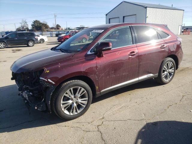 LEXUS RX 450 2013 with VIN JTJZB1BA0D2006689 - Photo from auction