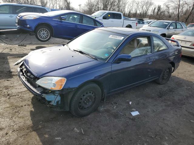 HONDA CIVIC EX 2002 with VIN 1HGEM22052L102206 - Photo from auction