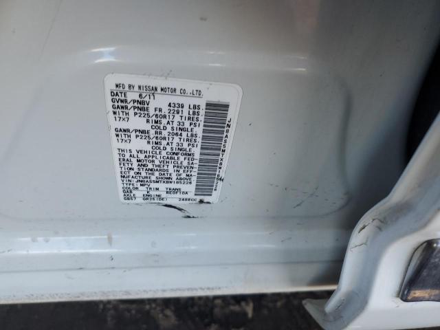 Photo 14 from auction – 2011 NISSAN ROGUE S with VIN JN8AS5MTXBW185226