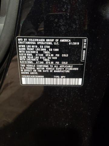 Photo 14 from auction – 2019 VOLKSWAGEN ATLAS SE with VIN 1V2LR2CA2KC536080