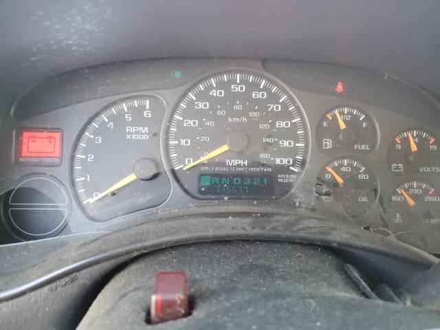 Photo 9 from auction – 2002 CHEVROLET AVALANCHE with VIN 3GNEC13T12G134983