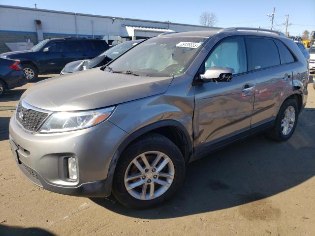 KIA SORENTO LX 2014 with VIN 5XYKTDA60EG460626 - Photo from auction