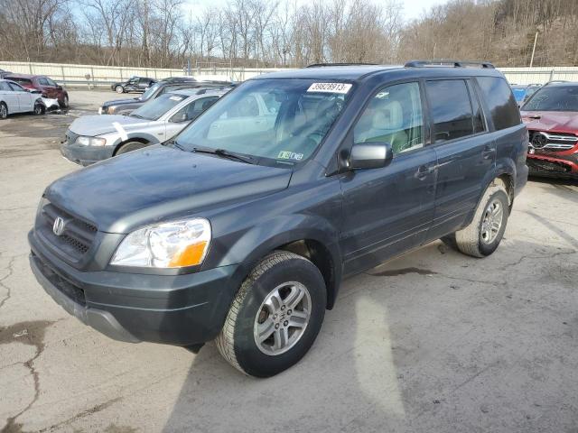 HONDA PILOT EXL 2003 with VIN 2HKYF18503H587816 - Photo from auction