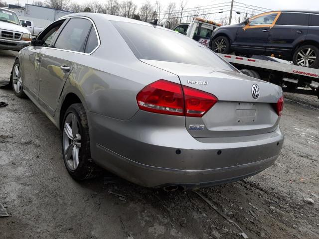 Photo 2 from auction – 2012 VOLKSWAGEN PASSAT SE with VIN 1VWBN7A38CC077355