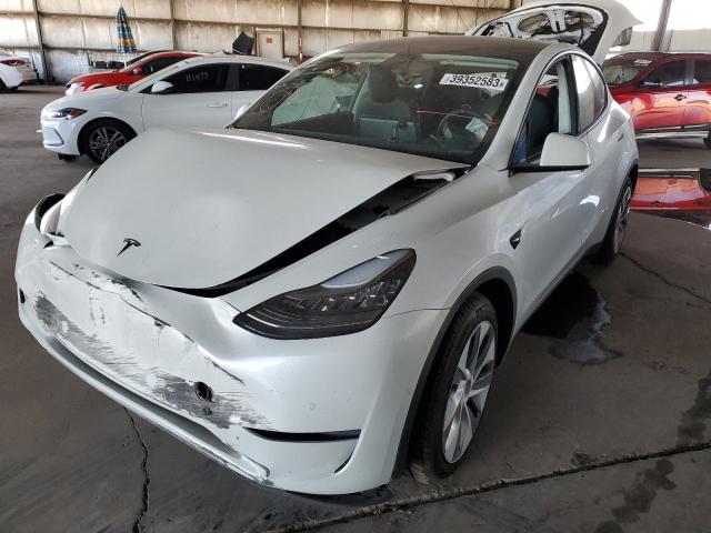 TESLA MODEL Y 2021 with VIN 5YJYGDEE4MF075141 - Photo from auction