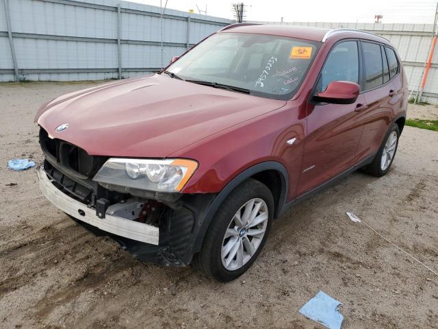 BMW X3 XDRIVE2 2014 with VIN 5UXWX9C53E0D38180 - Photo from auction