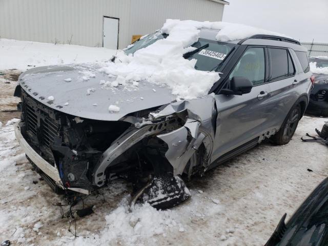 FORD EXPLORER X 2021 with VIN 1FMSK8DH5MGA14356 - Photo from auction