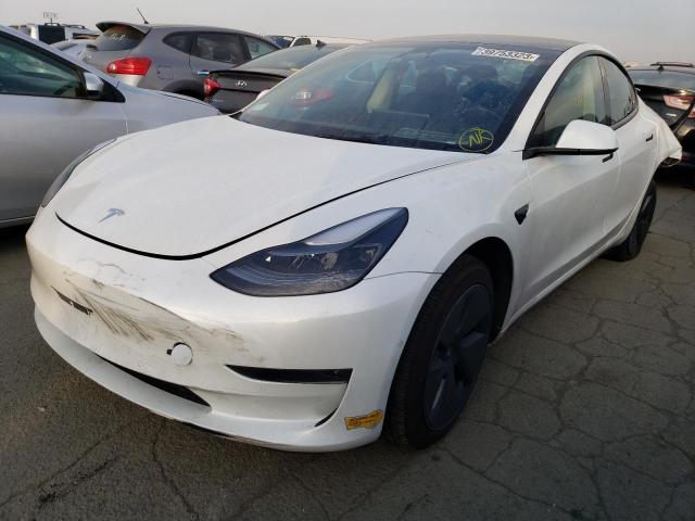 TESLA MODEL 3 2022 with VIN 5YJ3E1EB5NF106905 - Photo from auction