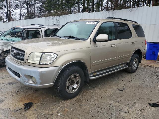 TOYOTA SEQUOIA SR 2002 with VIN 5TDZT34A42S121696 - Photo from auction