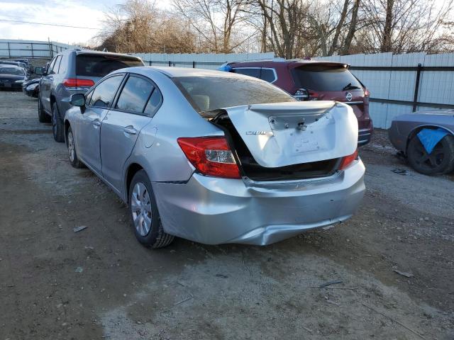 Photo 2 from auction – 2012 HONDA CIVIC LX with VIN 2HGFB2F57CH323496