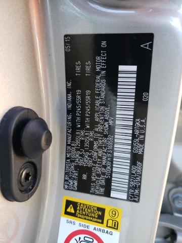 Photo 14 from auction – 2015 TOYOTA HIGHLANDER with VIN 5TDDKRFH1FS169592